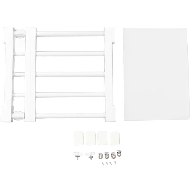 Étagre extensible pour placard 30‑40cm, support amovible sans perçage, organisateur de rangement pour armoire et dressing