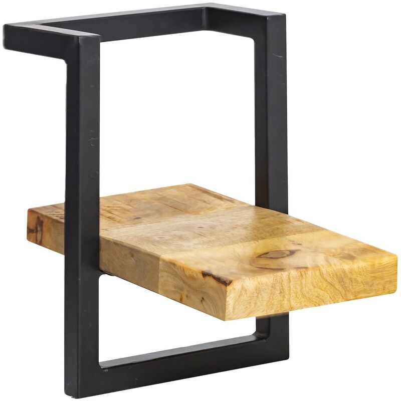 Made In Meubles - Etagère murale en bois de manguier petit modèle Joie