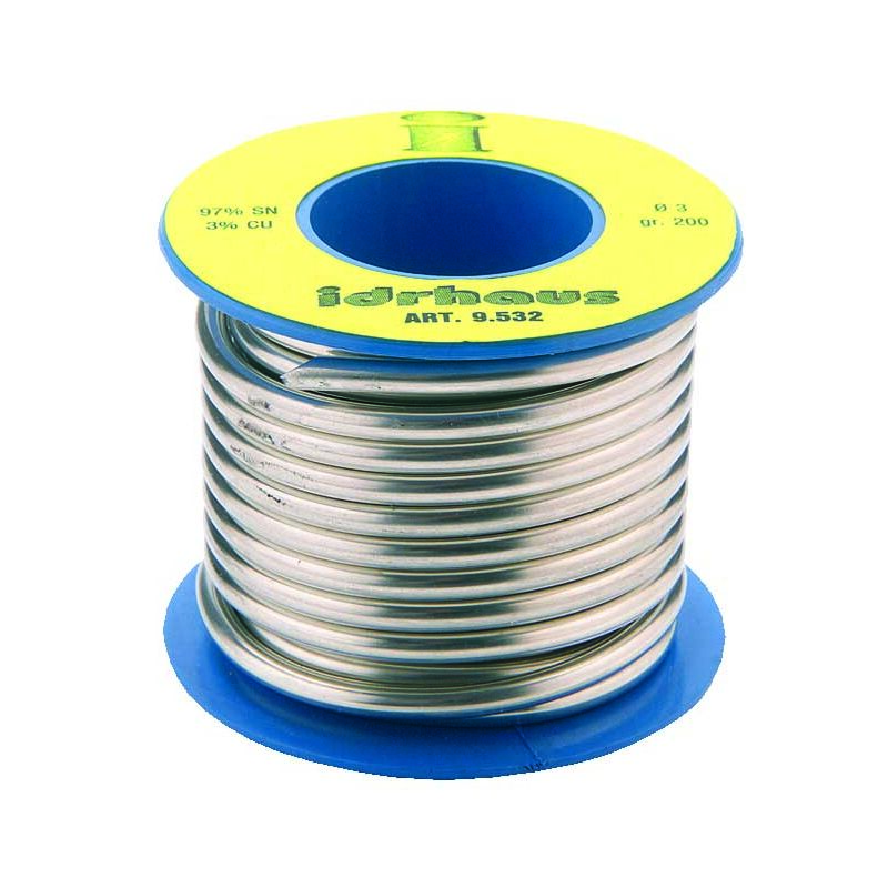 Etain-cuivre ø 2 bobine sn/cu gr. 200