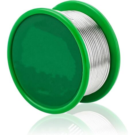 Étain de Soudure,50g/1mm Étain à Souder,Fil de Soudure,Etain a souder,Solder Wire,Étain à Souder Avec Flux,Soudure Étain avec Noyau de Colophane,Fils à Souder pour la Réparation