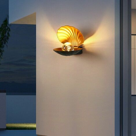 Étanche Applique Murale Extérieure Chambre Salon LED Simple Moderne Créatif Lampe Murale Froid noir - Noir