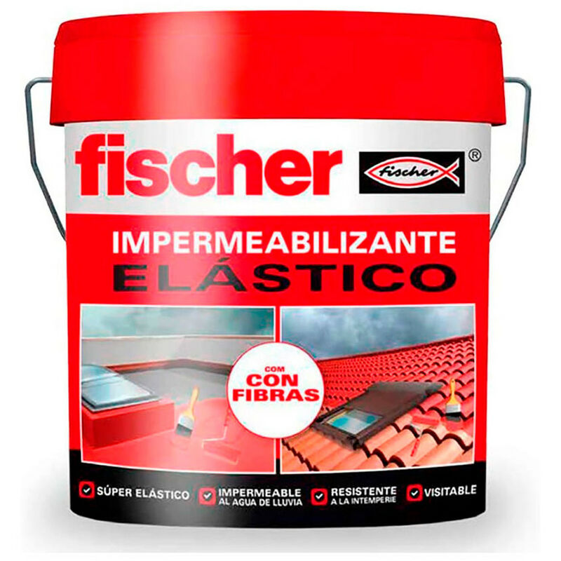 Tanchéité 15l. Rouge Avec Fibres 547152 Fischer
