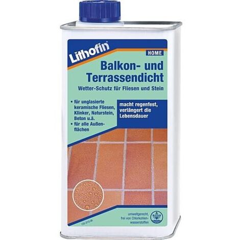 Étanchéité balcons et terrasses LITHOFIN, flacon de 1 l