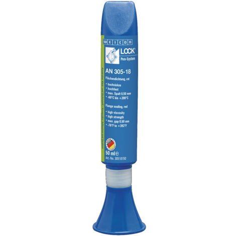 Étanchéité de surface WEICONLOCK® AN 305-18 rouge 50 ml Pen WEICON (Par 12)