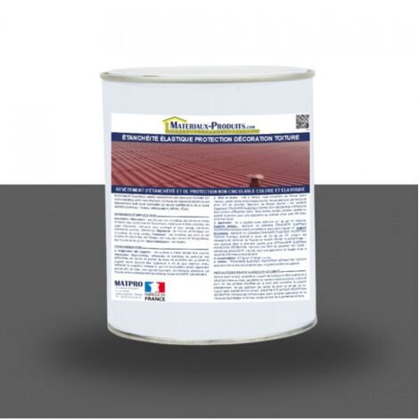 Etanchéité Elastique Protection Décoration Toiture - 1 Kg Gris ardoise - MATPRO