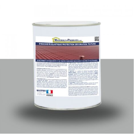 Etanchéité Elastique Protection Décoration Toiture - 1 Kg Gris ciment - MATPRO