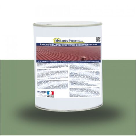 Etanchéité Elastique Protection Décoration Toiture - 1 Kg Vert clair - MATPRO
