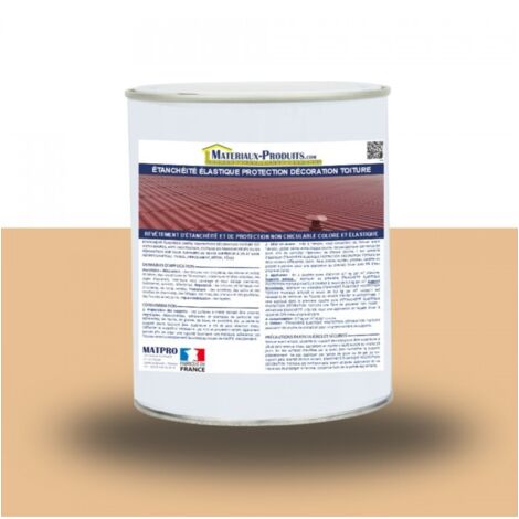 Etanchéité Elastique Protection Décoration Toiture - 2.5 Kg Paille - MATPRO