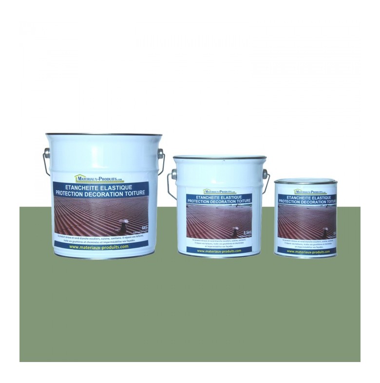 Matpro - Etanchéité Elastique Protection Décoration Toiture Vert Clair ral 130 60 20 - 2.5 Kg Vert clair