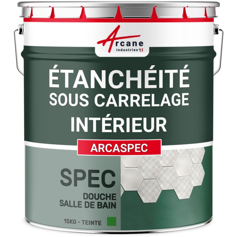 Arcane Industries - Etancheite sous carrelage douche salle de bain cuisine imperméabilisation placo spec - 15 kg