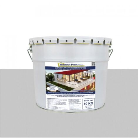 Etanchéité extérieure renforcée pour toitures, balcons et terrasses plates Gris Perle