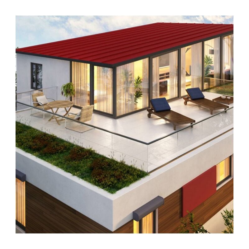 Matpro - Etanchéité extérieure renforcée pour toitures, balcons et terrasses plates Vert clair ral 130 60 20 - 1 Kg Vert clair