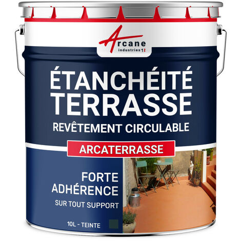 Étanchéité Terrasse : Peinture Sol Extérieur ARCATERRASSE Produit Imperméable ARCANE INDUSTRIES Gris - 2.5 L