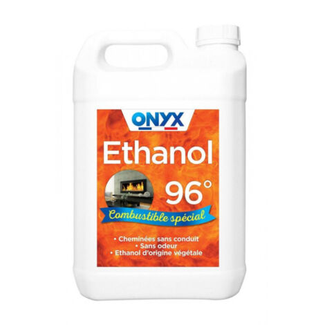 Etanol 96% para chimeneas sin llama, 5 litros