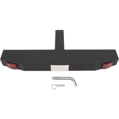 Étape d'attelage 600 lb, charge maximale, récepteur 2 pouces avec bande réfléchissante à broche 5/8 pouces pour voiture SUV pick-up RV