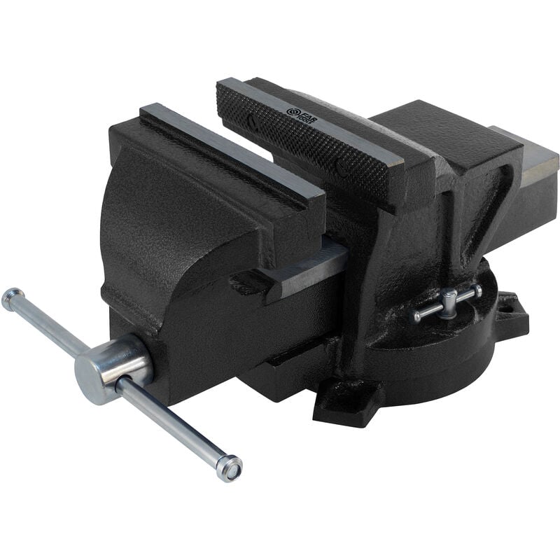 Etau 125 mm en fonte à base pivotante 3 positions