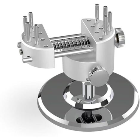 Étau à broche réglable, étau rotatif à 360 ° en alliage d'aluminium pour