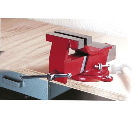 Étau avec enclume à base tournante 150mm – Largeur des mors 80mm – Capacité de serrage 100mm – Pour travaux de métallurgie – Cogex