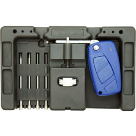 Etau chasse goupille pour intervention sur coques de cle