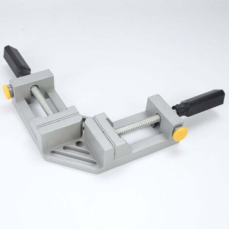 Étau d'Angle 90° en Aluminium pour Menuiserie/Soudure - Réglable 0-65 cm - Fixation Rapide - Pour Bois/Verre/Métal