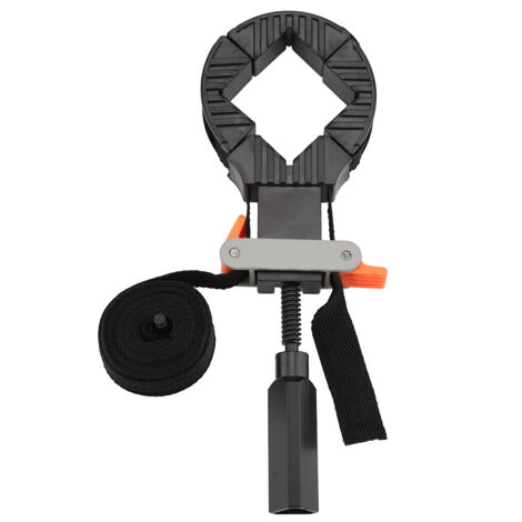 Étau d'angle à 4 mâchoires avec sangle réglable rapide pour encadrement et menuiserie