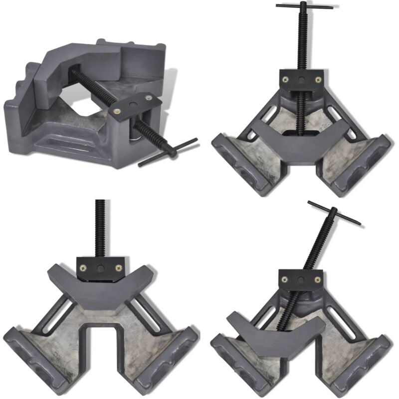 Étau d'angle de perceuse à pression manuelle 115 mm - - Home & Living