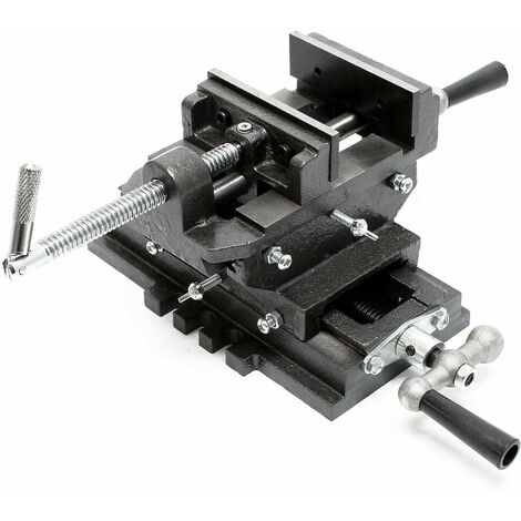 Étau de fraisage 2 axes 75 mm perceuse à tarauder table croisé établi machine