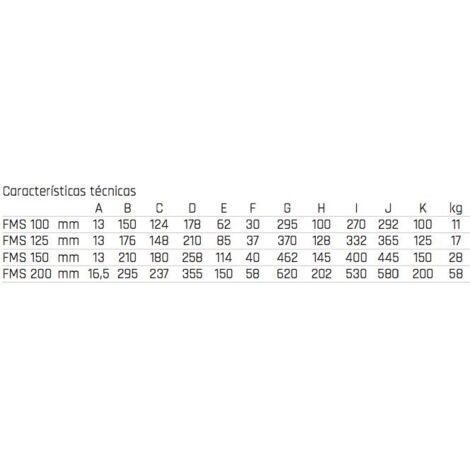 Étau de fraisage avec base tournante largeur des mors 150 mm ouverture maximale 114 mm hauteur des mors 40 mm Optimum FMS150