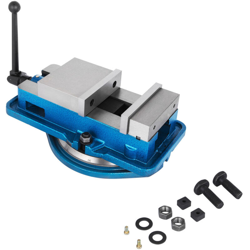Tau de fraisage robuste Mophorn 80 mm Étau de serrage d'établi Haute précision Largeur de mâchoire de 3 pouces Base pivotante à 360 degrés Outil cnc