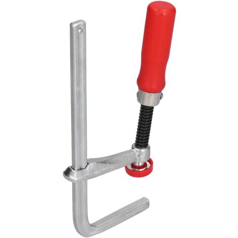Étau de menuisier antidérapant 200x60mm en aluminium, poignée en peuplier pour fixation stable