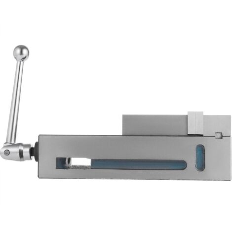 Étau de Perçage de Fraisage, Ouverture 120 mm Précision Étau de Serrage 19 KN d'établi Hauteur 100 mm Serre-Joint Établi Accessoire Principal pour Fraiseuse de Précision et Machine NC/CNC