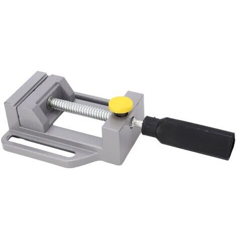 Étau de perceuse à colonne en alliage d'aluminium Mini étau de serrage de banc de machine outil d'étau plat pour le traitement
