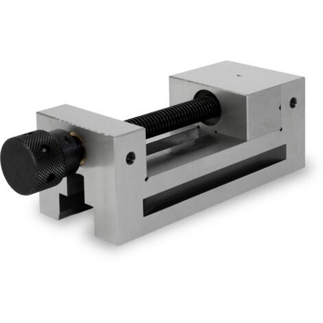 Étau de précision 100mm, force 125mm, hauteur mors 45mm, acier robuste atelier – EBERTH
