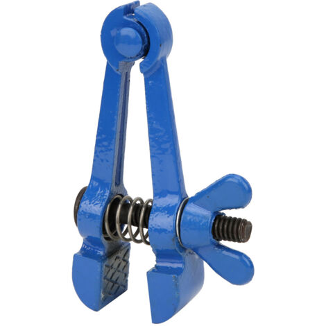 Étau de précision en acier bleu 25mm, idéal pour modélisme et travaux de bricolage délicats