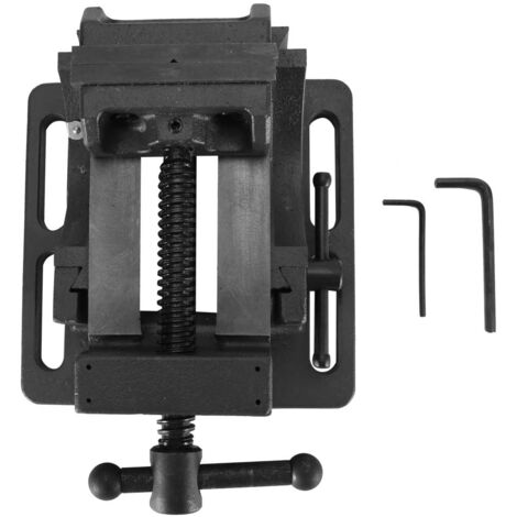 Étau de presse inclinable pour perceuse à colonne, inclinaison de 0 à 90 °, pince d'établi robuste pour tige de guidage (4")
