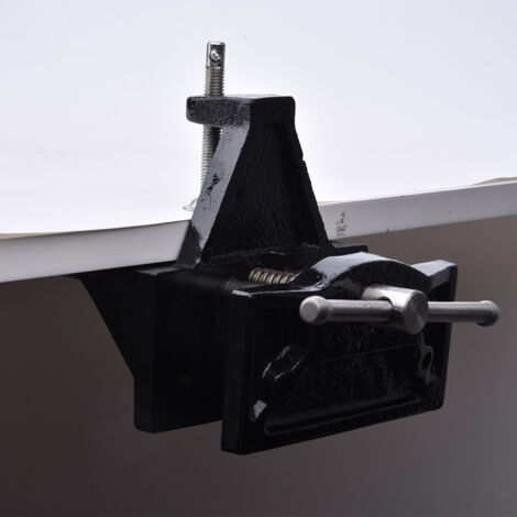 Étau de Table en Fonte à Ouverture Rapide pour Serrage et Travail du Bois