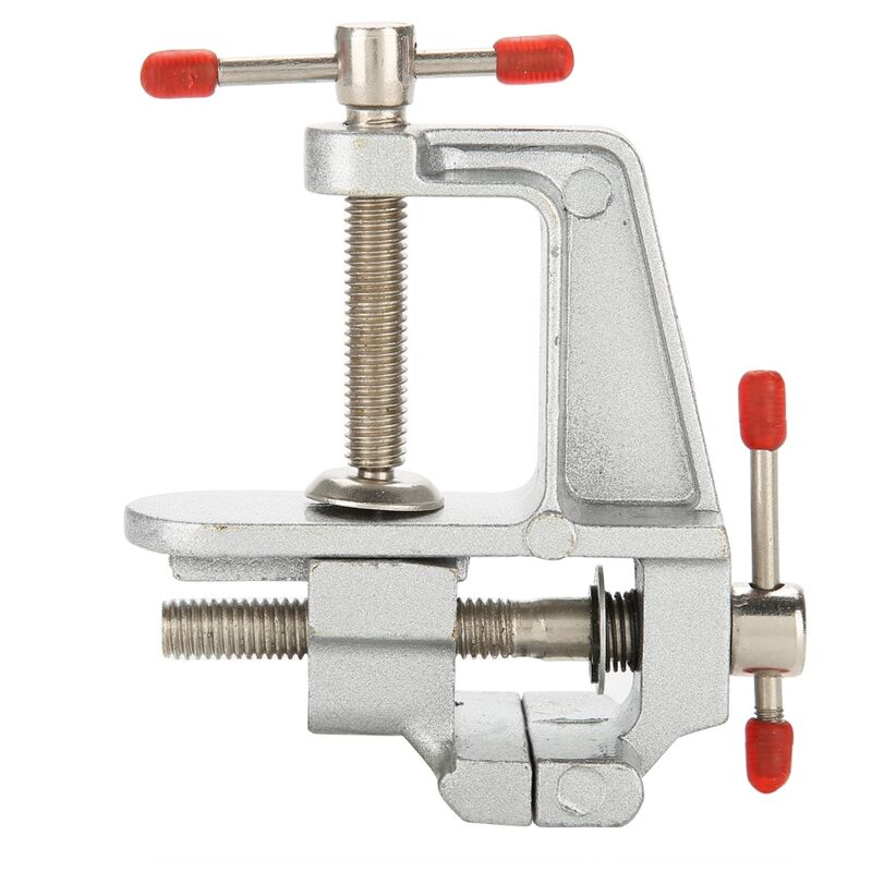 Étau de table pivotant alliage d'aluminium 360 degrés Étau d'établi universel Mini pince universelle pince réparation réglable Multi-purpose Banc de