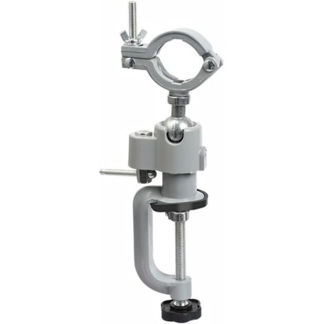 Étau de table universel, support pivotant à 360° pour perceuse électrique, pince d'établi pour le travail du bois, le modélisme, la fabrication de bijoux (B)