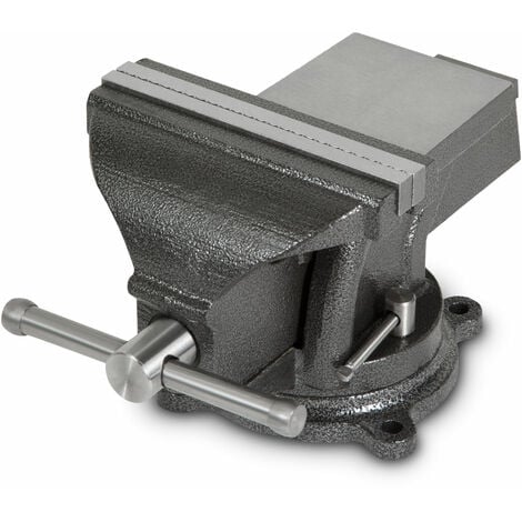 Ètau detabli avec enclume (150 mm Largeur de mâchoire, 360° Base tournante, Acier moulé)