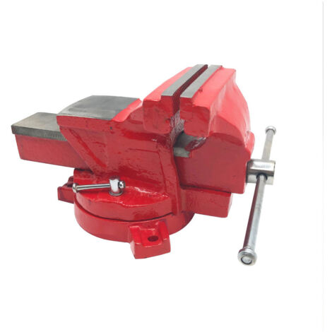 Etau d'ingénieur à base pivotante ouverture 150 mm, machoires 130 mm - 7,5 kg - 511250 - Beast