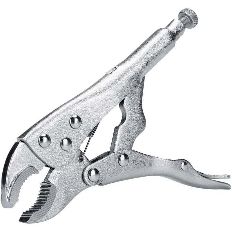 Image of Étau, étau de 25 cm en acier au chrome-vanadium, pince à mâchoires réglables, outils de soudage