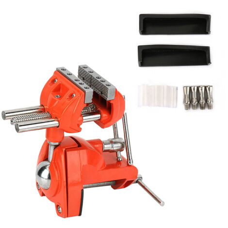 Étau Mini Rotatif 360° à Mâchoire Réglable 70mm pour Établi de Menuiserie