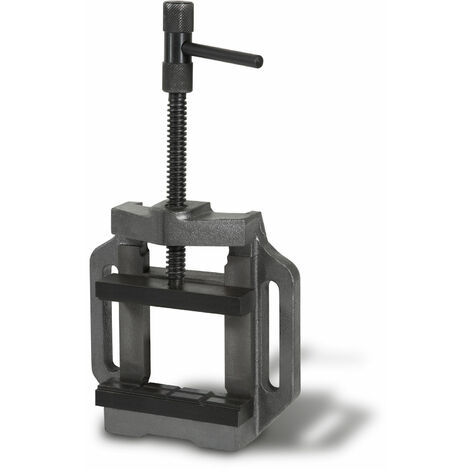 Étau perceuse fonte acier largeur mors 125mm serrage 100mm – EBERTH