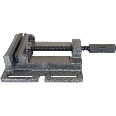 Etau pour perceuse à colonne 125 mm – Serrage max 125 mm – Joues de serrage résistantes – Pour travaux verticaux et horizontaux – Berger & Schröter - C51142