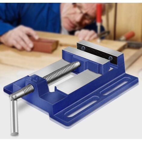 Étau pour Perceuse à Colonne 4" 100mm Pilier Banc Perceuse Étau pour l'Entretien des Machines de Fraisage d'Atelier