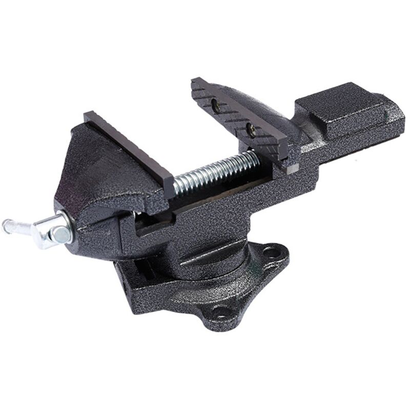 Lifcausal - tau rotatif à 360° avec une largeur de serrage de 80 mm. Étau d'établi pour le travail du bois et la découpe Taille fixe 80 mm