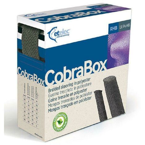 Etelec cobrabox  6 guaina trecciata dispenser cb2006