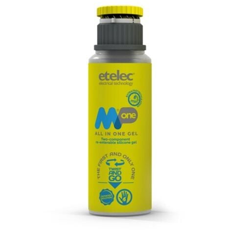 Etelec gel siliconico bicomponente per isolamento elettrico e riempimento 300ml mp-one mp103