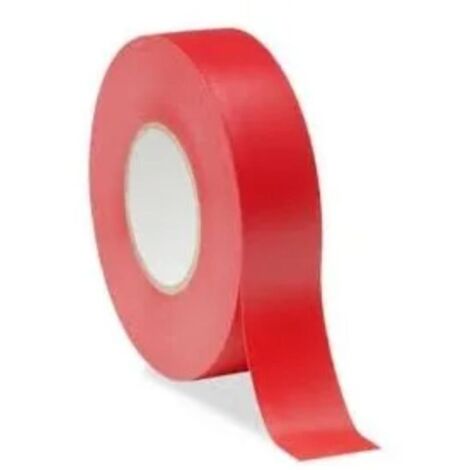 Etelec nastro isolante rosso 19mmx25mx0.15 na8319