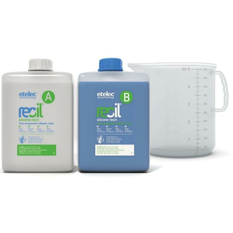 Résine silicone bi-composant Etelec re0400